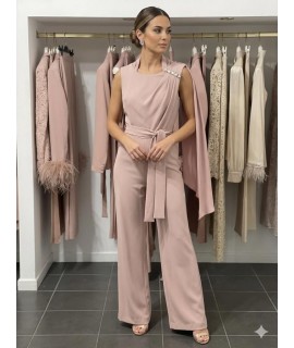 Tuta Elegante Tinta Unita Laura - Nina Rei Tute NRLAURA