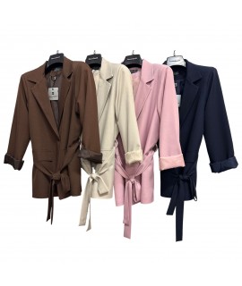 Giacca Cintura 25278 - Bianca Ghirelli Giacche BG25278