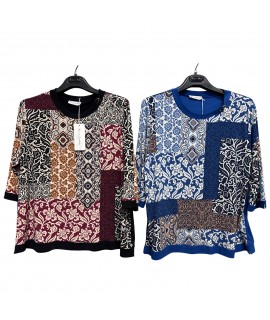 Maglia Fantasia 25270 - Kiara Contini Maglieria e t-shirt donna KC25270