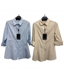 Camicia Rigata D2762 - Romi-hò Camicie e Bluse donna RHD2762