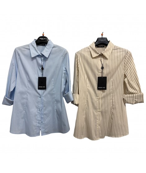 Camicia Rigata D2762 - Romi-hò Camicie e Bluse donna RHD2762