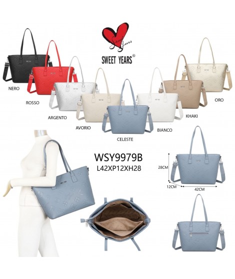 Borsa Tote Ecopelle WSY9979B - Sweet Years Borse donna SYWSY9979B