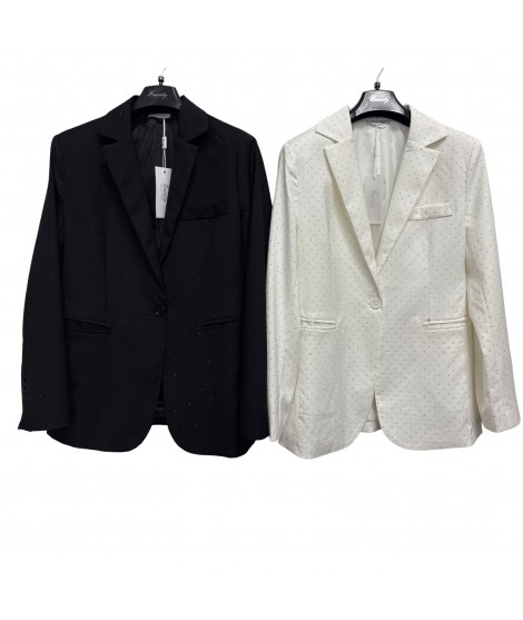 Giacca Strass QJ88256 - Encaty Giacche ECQJ88256