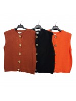 Gilet Bottoni 912 - Encaty Maglieria e t-shirt donna EC912