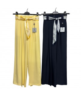 Pantaloni Bottone 25282 - Bianca Ghirelli Pantaloni donna BG25282