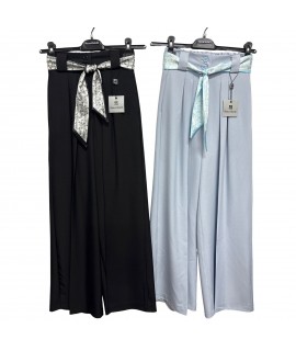 Pantaloni Bottone 25282 - Bianca Ghirelli Pantaloni donna BG25282