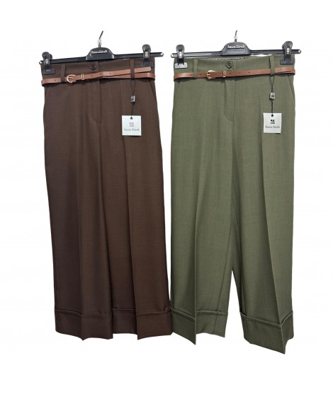 Pantaloni Bottone 25284 - Bianca Ghirelli Pantaloni donna BG25284