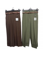 Pantaloni Bottone 25284 - Bianca Ghirelli Pantaloni donna BG25284