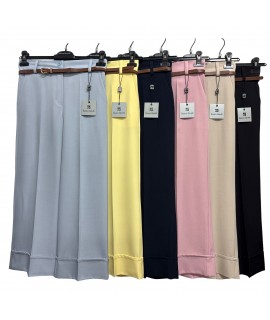 Pantaloni Bottone 25284 - Bianca Ghirelli Pantaloni donna BG25284