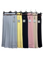 Pantaloni Bottone 25284 - Bianca Ghirelli Pantaloni donna BG25284