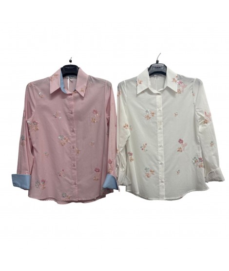 Camicia Perline 80042 - Patrizia Blasio Camicie e Bluse donna PB80042