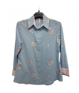 Camicia Perline 80042 - Patrizia Blasio Camicie e Bluse donna PB80042