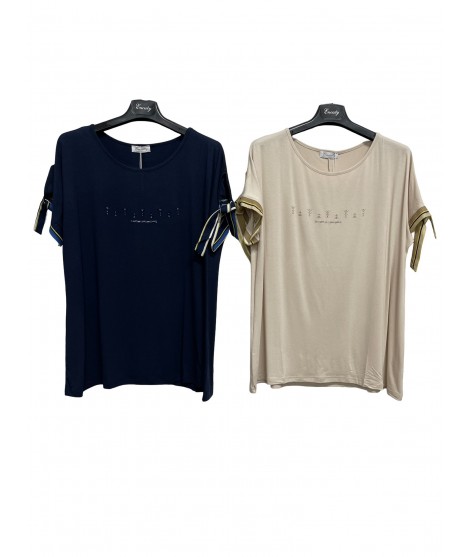 T-shirt Stampa AS77607 - Encaty Maglieria e t-shirt donna ECAS77607