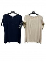 T-shirt Stampa AS77607 - Encaty Maglieria e t-shirt donna ECAS77607