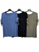 T-shirt Stampa AS77607 - Encaty Maglieria e t-shirt donna ECAS77607