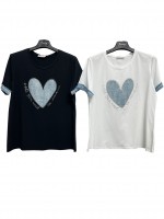 T-shirt Stampa D-77900 - Encaty Maglieria e t-shirt donna ECD-77900