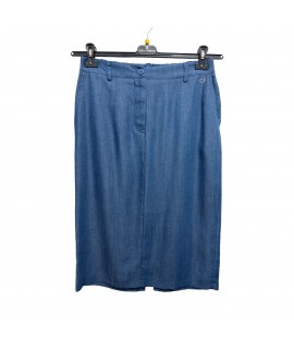 Gonna Chambray 70289 - Carla Ferroni Gonne donna CF70289