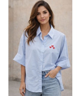 Camicia Oversize 80061 - Patrizia Blasio Camicie e Bluse donna PB80061