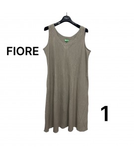 Vestito Cotone Moda Mare Fiore - Marila Moda Mare MARFIORE