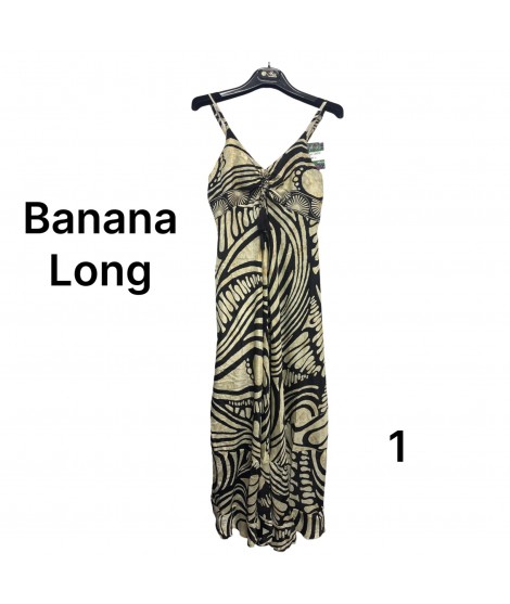 Vestito Moda Mare Banana Long - Marila Moda Mare MARBANANALONG