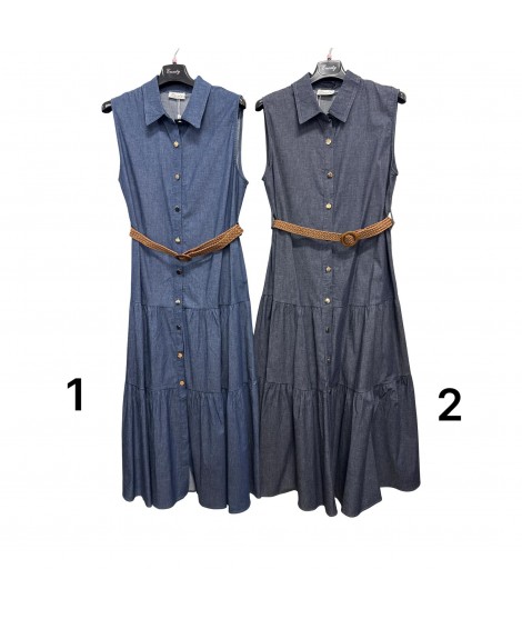 Vestito Jeansato BLE-222 - Encaty Vestiti e abiti  ECBLE-222