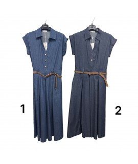 Vestito Jeansato BLE-225 - Encaty Vestiti e abiti  ECBLE-225