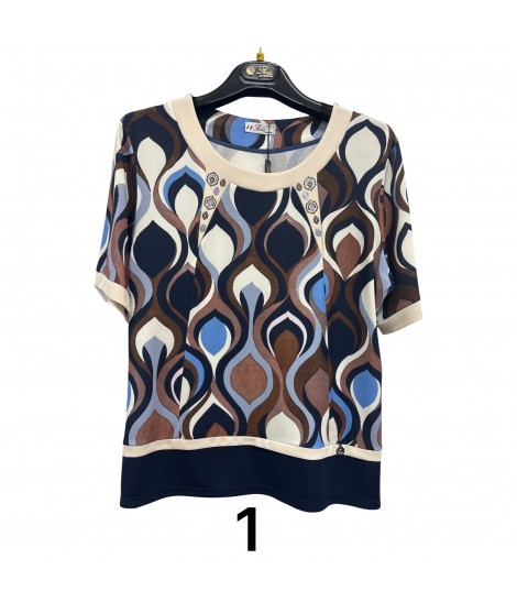 Maglia Carla Fantasia - Perla Oversize Maglieria e t-shirt donna POCARLAFANT
