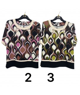 Maglia Carla Fantasia - Perla Oversize Maglieria e t-shirt donna POCARLAFANT