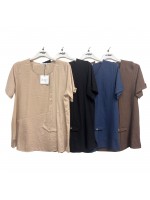Maglia Tinta Unita 317 - La Belle Chemise Maglieria e t-shirt donna LBC317