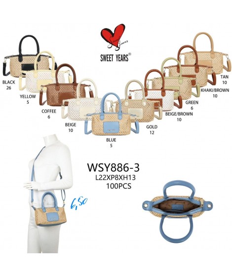 Borsa Paglia WSY9517 - Sweet Years Borse donna SYWSY9517