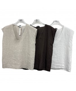 Bluse Lino 26-35M - Valentina's Camicie e Bluse donna VLT26-35M