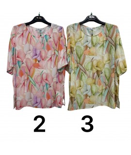 Bluse Fantasia Laura Over - Perla Oversize Camicie e Bluse donna POLAURAOVER