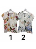 Bluse Puro Lino 26-74M - Valentina's Camicie e Bluse donna VLT26-74M