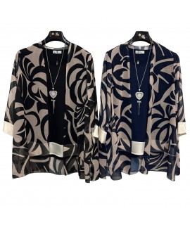 Twin-set Curvy Flavia - Perla Oversize Twin-set donna POFLAVIA