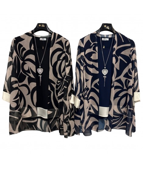 Twin-set Curvy Flavia - Perla Oversize Twin-set donna POFLAVIA