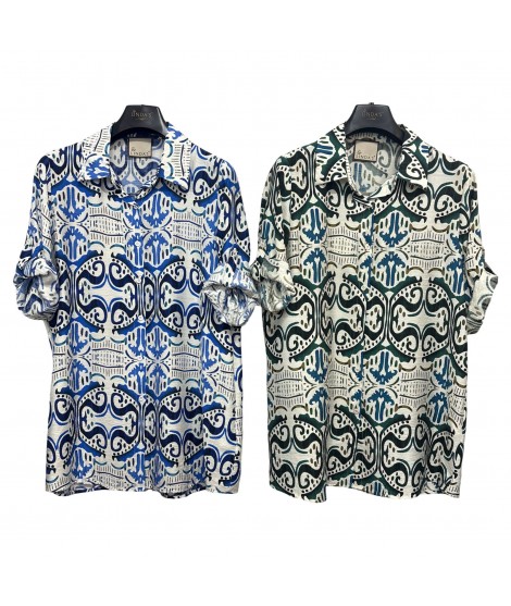 Camicione Fantasia C537 - Linda's Camicie e Bluse donna LINC537
