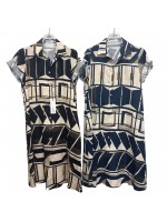 Vestito Puro Lino 26-111M - Valentina's Vestiti e abiti  VLT26-111M