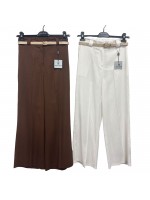 Pantaloni Lino 25300 - Bianca Ghirelli Pantaloni donna BG25300