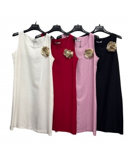 Vestito Puro Lino 25319 - Bianca Ghirelli Vestiti e abiti  BG25319