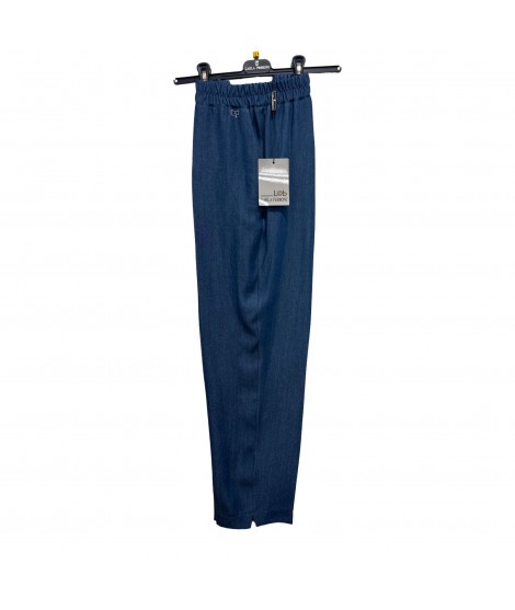 Pantalone Chambray 70290 - Carla Ferroni Pantaloni donna CF70290