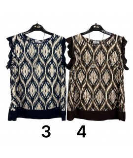 Top Gemma Fantasia Over - Perla Oversize Top e canotte POGEMMAFANT