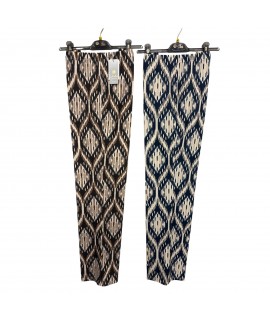 Pantaloni Elastico Fantasia - Perla Oversize Pantaloni donna POELASTICOFANT