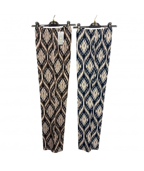 Pantaloni Elastico Fantasia - Perla Oversize Pantaloni donna POELASTICOFANT