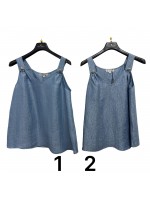 Canotta Chambray 50278 - Carla Ferroni Top e canotte CF50278