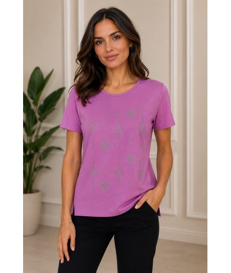 T-shirt Strass 22150 - Carla Ferroni Maglieria e t-shirt donna CF22150
