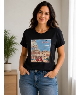T-shirt Stampa 22241 - Carla Ferroni Maglieria e t-shirt donna CF22241