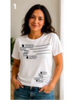 T-shirt Strass 22148 - Carla Ferroni Maglieria e t-shirt donna CF22148