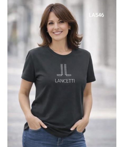 T-shirt Strass LA546 - Lancetti Maglieria e t-shirt donna LANLA546