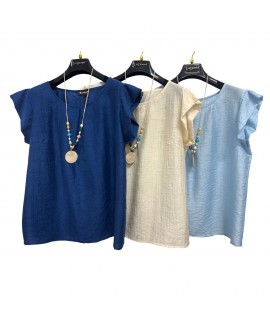 Bluse Tinta Unita CA/3490 - Lia Donna Camicie e Bluse donna LIACA/3490