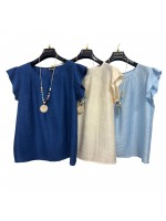 Bluse Tinta Unita CA/3490 - Lia Donna Camicie e Bluse donna LIACA/3490